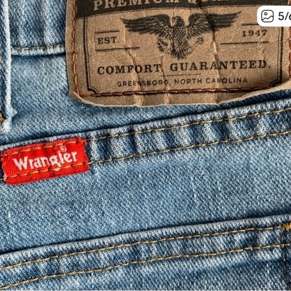 Wrangler Men’s Premium Quality Jeans 40x30 - Picture 5 of 6